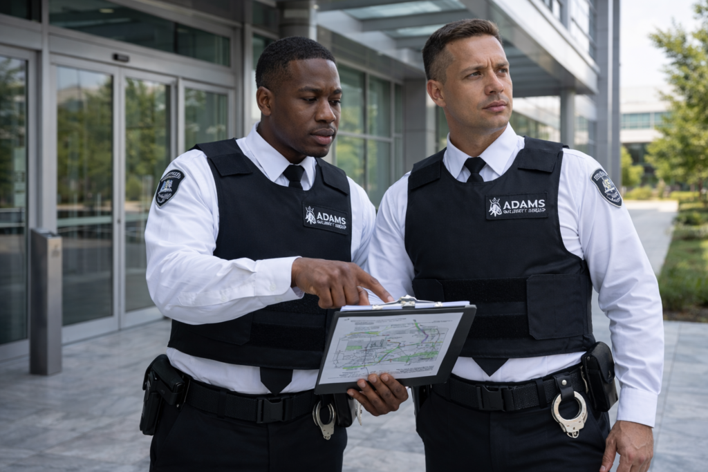 Unarmed Security Risk Review and Coverage Planning