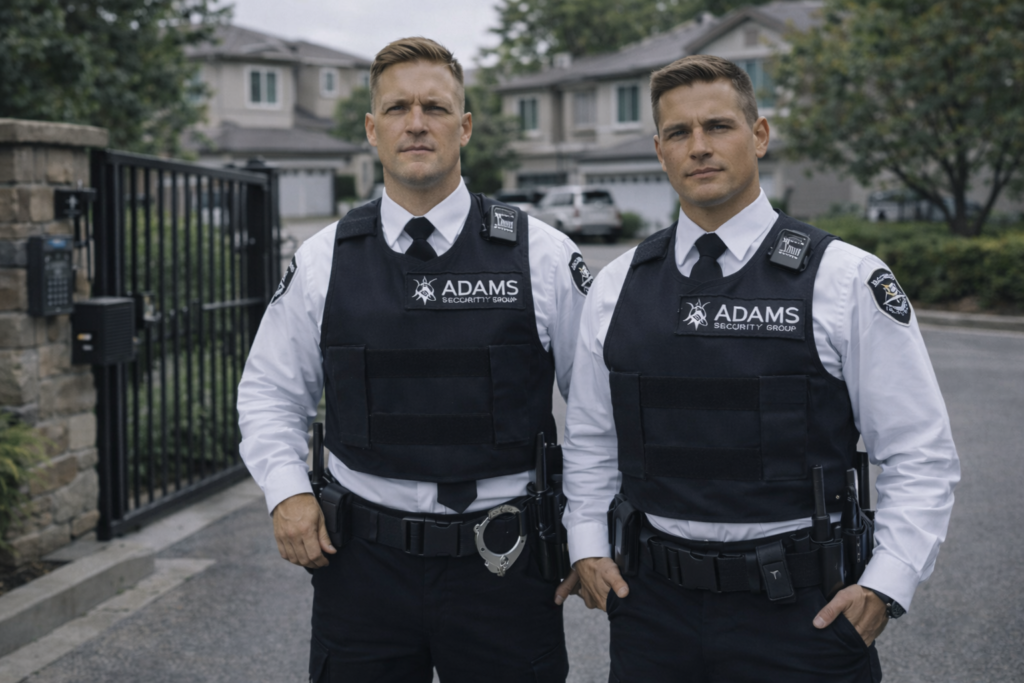 Professional Residential Security Guards You Can Trust